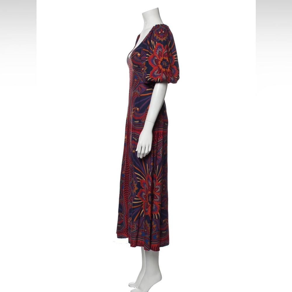 Farm Rio Printed Long Dress - Picture 4 of 4